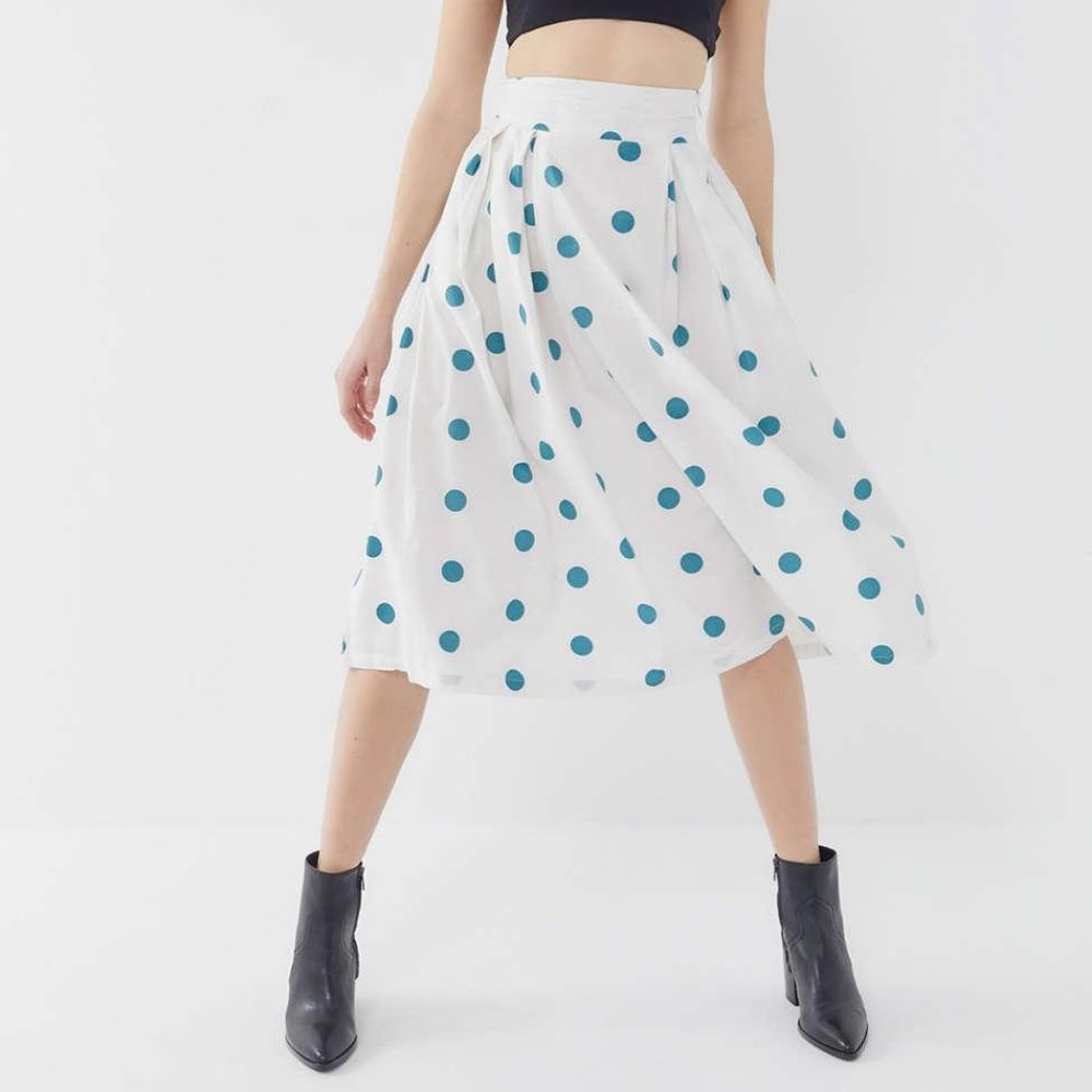NWT Urban Outfitters Skirt with Polka Dots